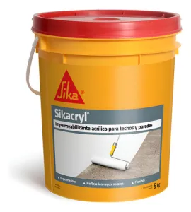 Sikacryl Impermeabilizante Acrílico Sika 5 Kgs imagen 1