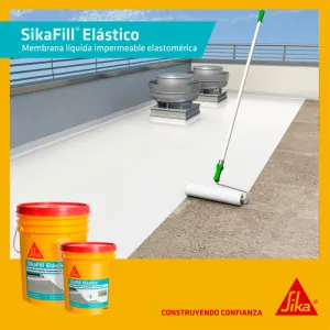 Sikafill Elástico Membrana Imper. Liquida Sika 20 Kgs imagen 9