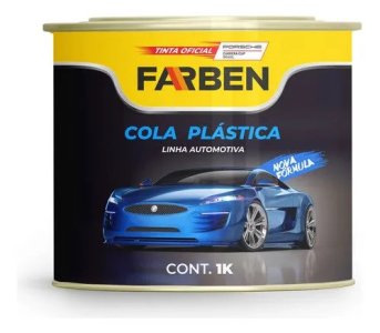 Imagen de Masilla Plástica Gris 0.9lt Farben