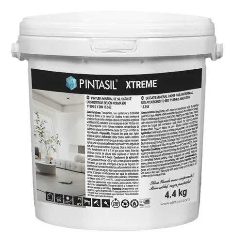 Imagen de Pintura Ecológica Pintasil Xtreme (para Interiores) 4.4kg