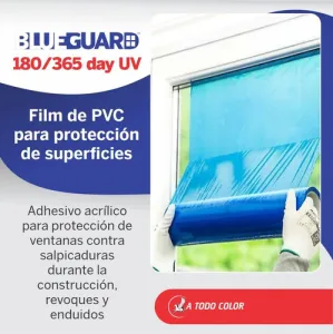 Film De Pvc Para Proteccion De Superficies (180 Dias) Blanco imagen 2