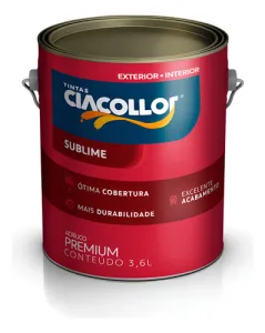 Pintura Acrilica Ciacollor Sublime Int/ext Blanconieve 3.6lt Mate imagen 1