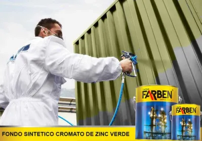 Fondo Para Contenedores Cromato De Zinc Verde 3.6lts imagen 3