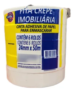 Cinta De Enmascarar Pintor Eurocel 24mmx50mt imagen 1