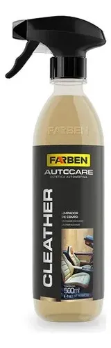 Imagen de Limpiador De Cuero Cleather Autocare Farben (500ml)