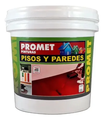 Imagen de Pintura Pisos Y Paredes Promet 1lt Negro Mate