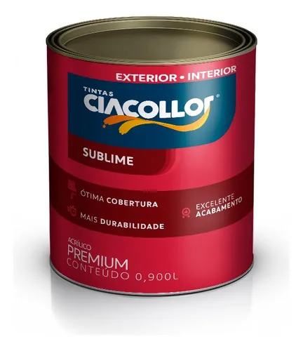 Imagen de Pintura Acrilica Ciacollor Sublime Int/ext Blanconieve 0.9lt