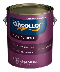 Pintura Acr. Ciacollor Suprema Int/ext Blanconieve 3.6lt Mate imagen 1