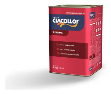 Pintura Acrilica Sublime Int/ext Blanco Nieve 18lt imagen 1