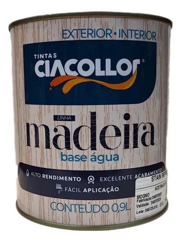 Imagen de Protector De Madera Al Agua Ciacollor 0,9l (mogno) Stain Marrón Claro