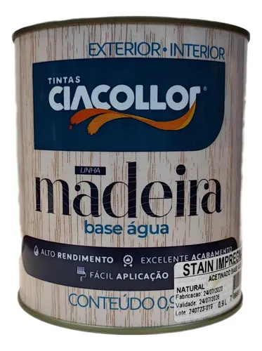 Imagen de Protector De Madera Al Agua Ciacollor 0,9l (natural) Stain Marrón Claro
