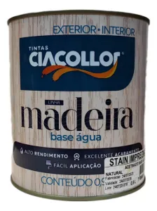Protector De Madera Al Agua Ciacollor 0,9l (natural) Stain Marrón Claro imagen 1