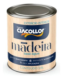 Imagen de Protector De Madera Al Agua Ciacollor 3,6l (mogno) Stain Marrón Claro