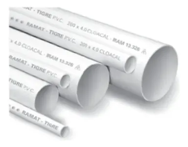 Caño Pvc 160, 3 Mts. Aprobado Unit imagen 2
