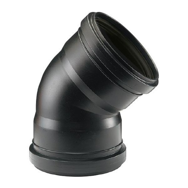 Imagen de CODO 45º HH 40MM DURATOP NEGRO        AN
