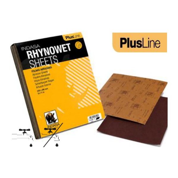 Imagen de LIJA AL AGUA RHYNOWET PLUS 230X280 P 800
