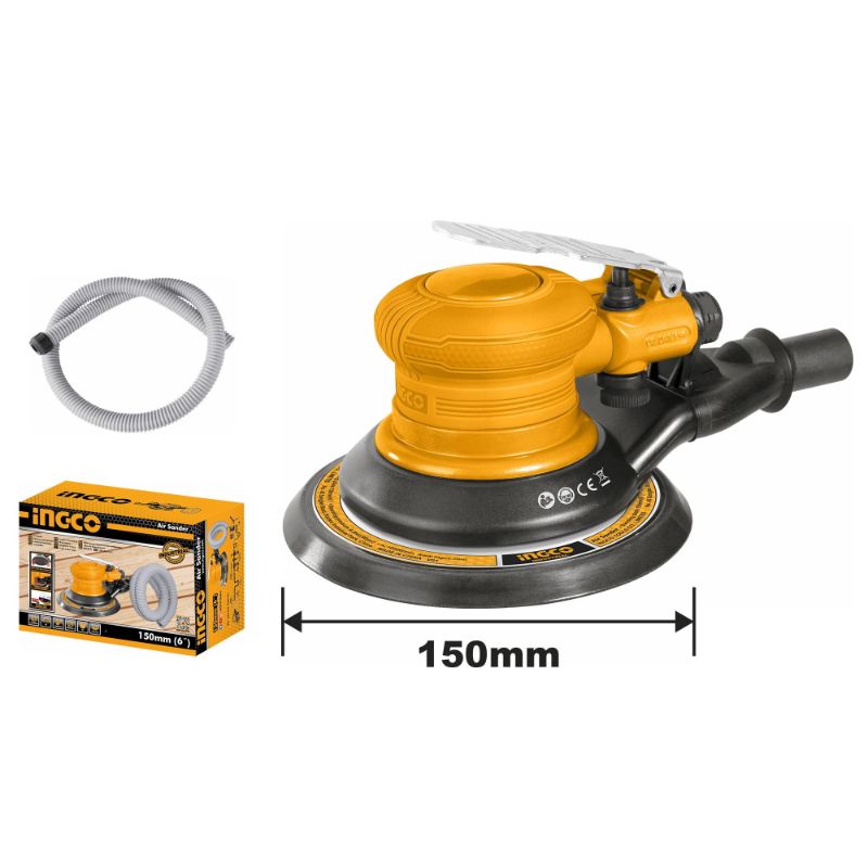 Imagen de LIJADORA NEUMATICA INGCO 6 pulg. ROTORBITAL