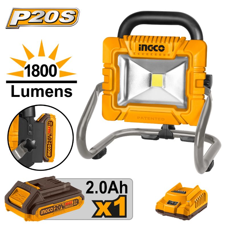 Imagen de FOCO LED 20V P20S INGCO CWLI2025
