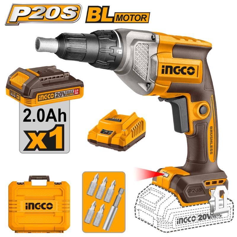 Imagen de ATORN 20V P/YESO C/BAT+VALIJ CDSLI204281