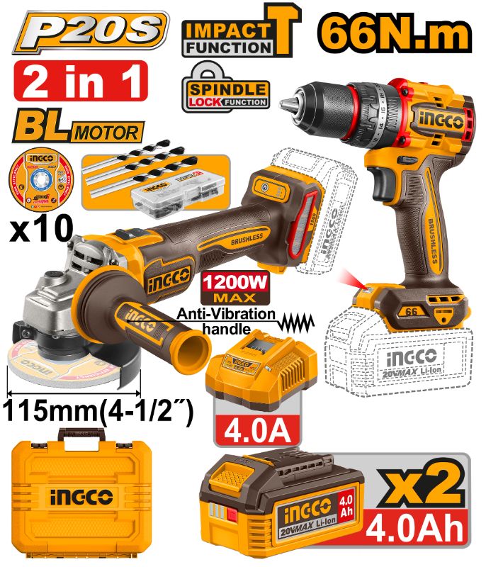 Imagen de KIT COMBO A BAT AMOLADO + ATOR CKLI20256